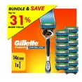 thumbnail image 1 of Gillette ProGlide Razor Bundle with 14 Blade Cartridge Refill, 1 of 28