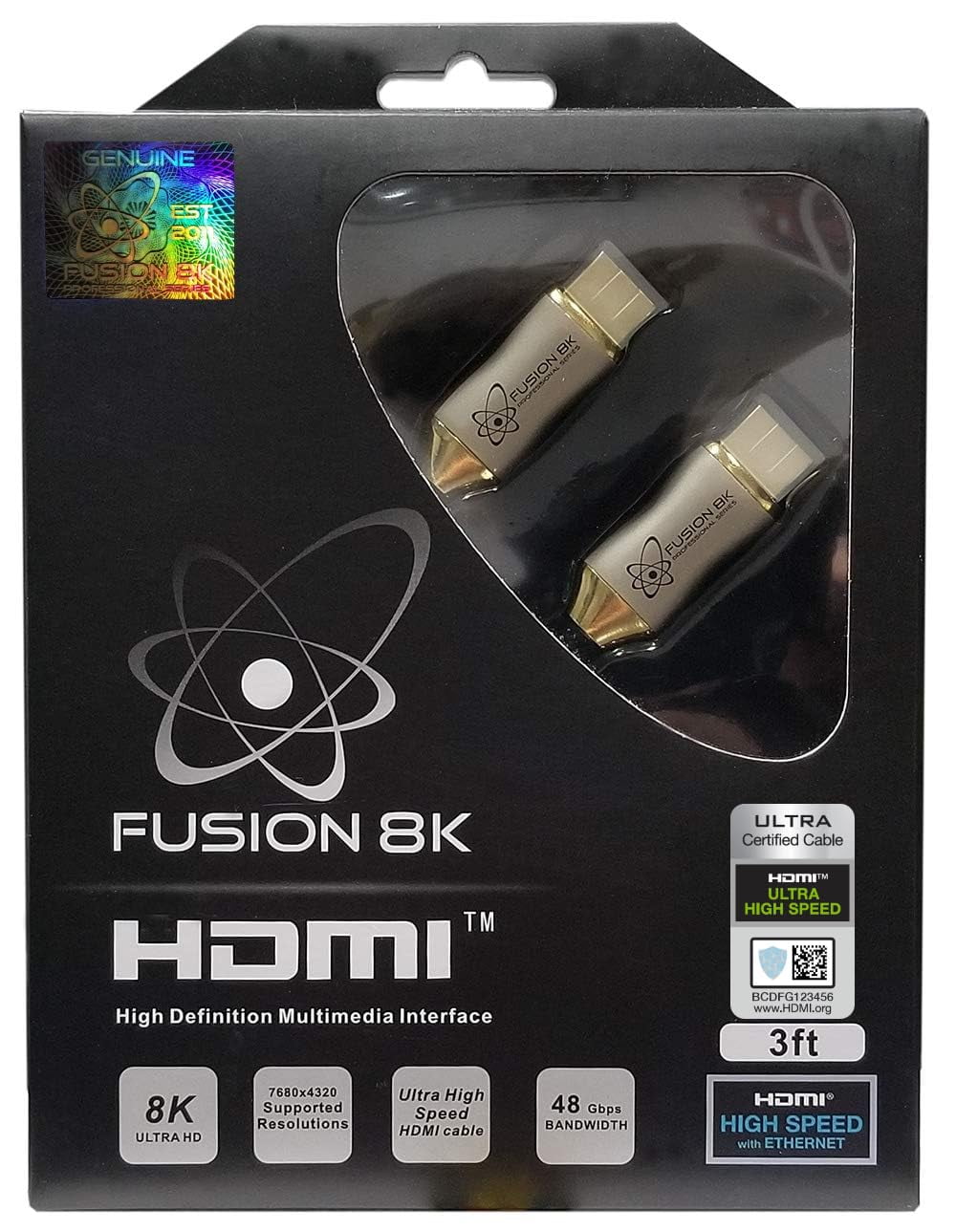 CABLE HDMI 2.1 DE 3 METROS ULTRA HD 4K A 120HZ Y EN 8K A 60HZ DELCOM –  Compukaed