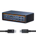 thumbnail image 1 of iVANKY FusionDock Max 2 23-In-1 Thunderbolt 5 Docking Station 120Gbps 6K@60Hz Triple Display thunderbolt dock, 2.5GbE For MacBook with Cable (3.3'), 1 of 8
