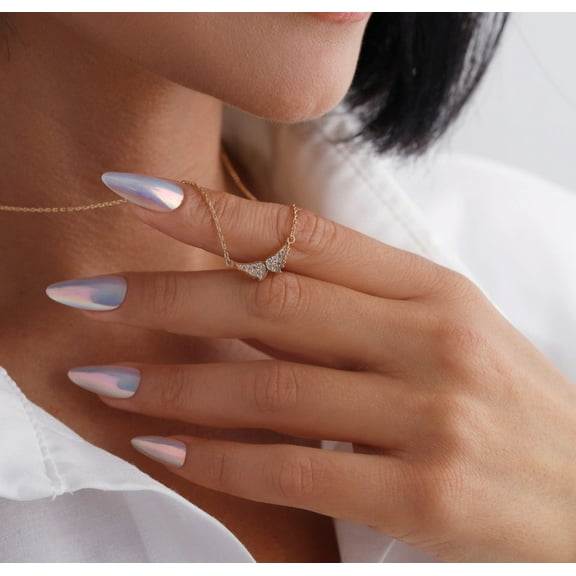 FusionJevel 925 Sterling Silver 18K Gold Plated GoldKorean Love K-Pop Necklace | Finger Heart Necklace | Pendant Gold Heart Necklace | Handmade Unique Jewelry for Women | Thank You Gift