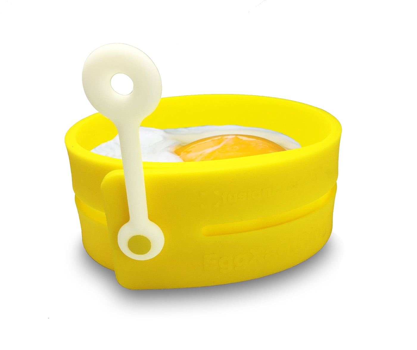 Adjustable Yellow Silicone Egg and Pancake Ring
