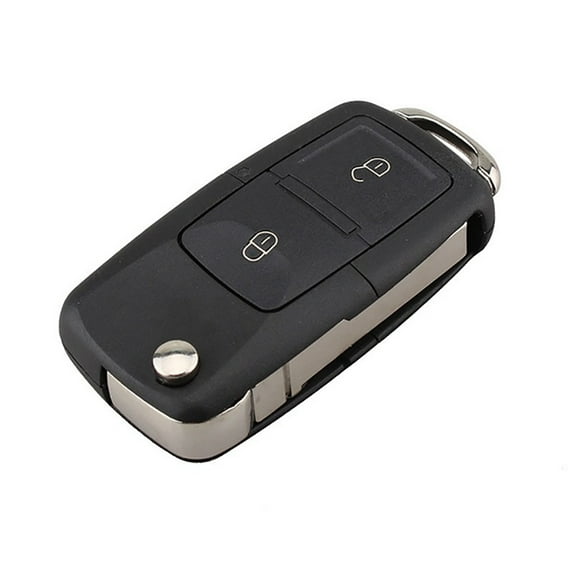 Fusipu 2 Buttons Flip Car Remote Key Fob 434MHz 48 Chip Uncut Blade for VW Seat