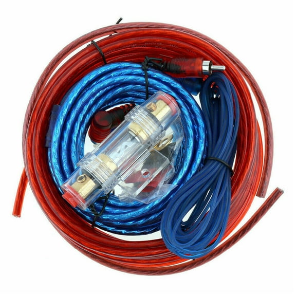 Fusipu AMP Cable Anti-interference Wear-resistant Flexible 1500W Car Power Amplifier Wiring Kit for Van