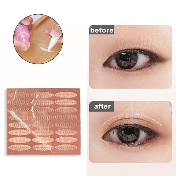 Fusipu Double Eyelid Stickers Man-made Fiber Double Eyelid Enhancer