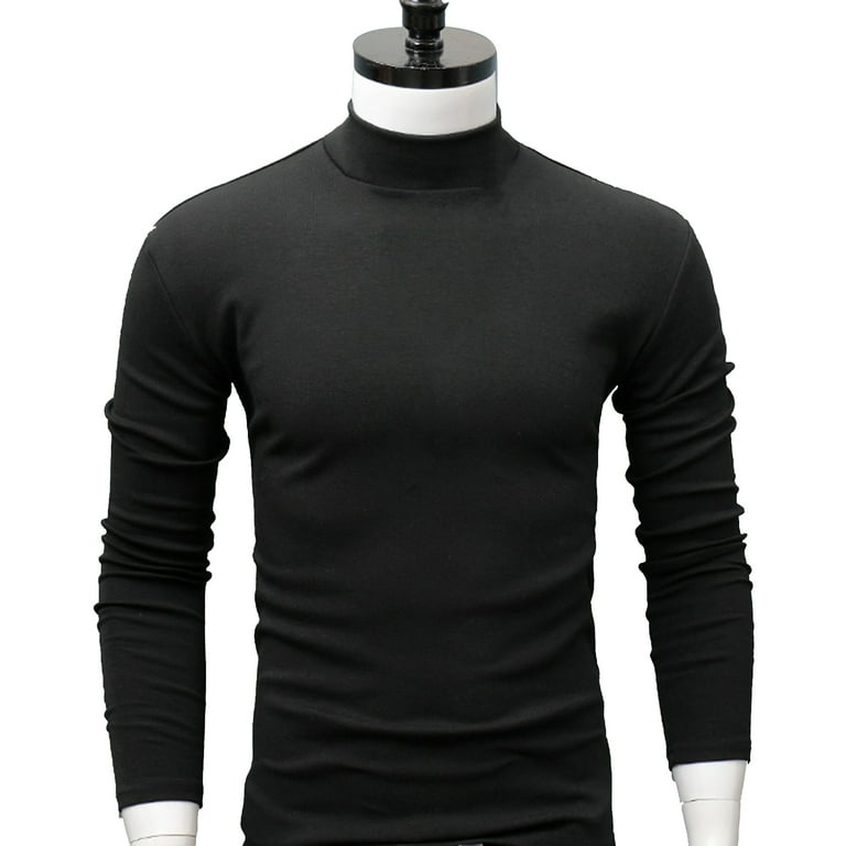 Casual Solid Fold Half A Turtleneck Tops Casual Solid Fold Half A Turtleneck Tops