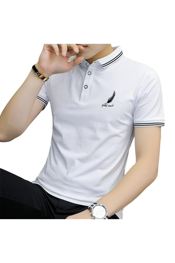 Men Shirt Solid Color Young Style Buttons Slim Fit Gentle Turn-down Collar Short Sleeves Business Formal Summer Tops Male Clothes
