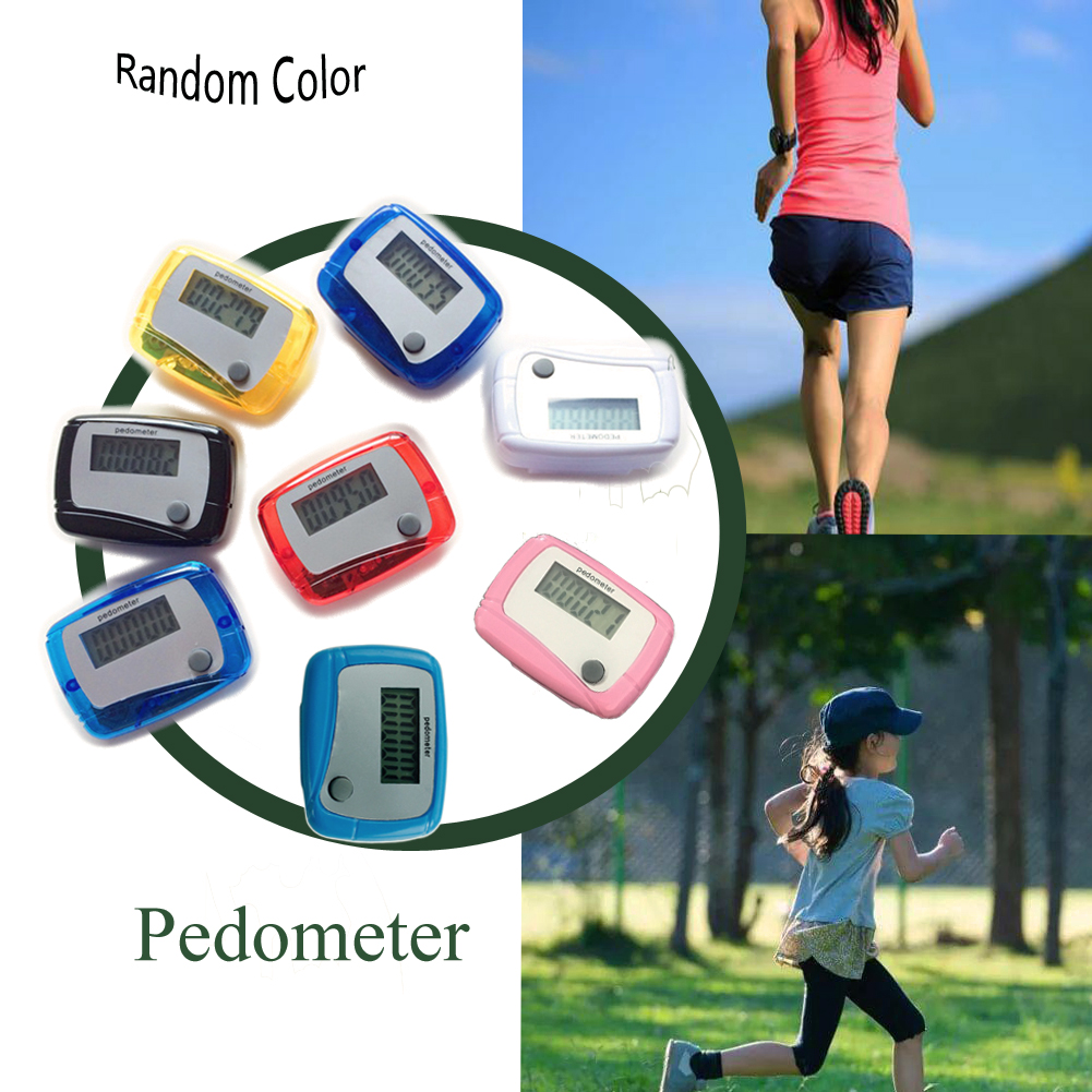 Fusipu Mini LCD Pedometer Step Calorie Kilometer Counter Walking