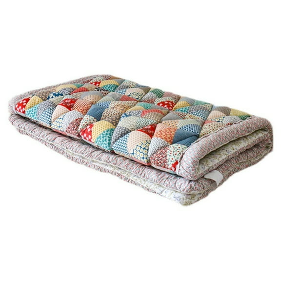 Fusipu Quilted Sofa Cover Bohemian Patchwork Sofa Cover Quilted Floral Print Soft Cotton Non-slip Slipcover for Couch Protect Style Furniture with This Cozy