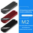 thumbnail image 1 of Fusipu SSD Heat Sink Ultra-thin Professional Aluminum Solid State Hard Disk Cooling Thermal Pad for M.2 SSD 2280, 1 of 8