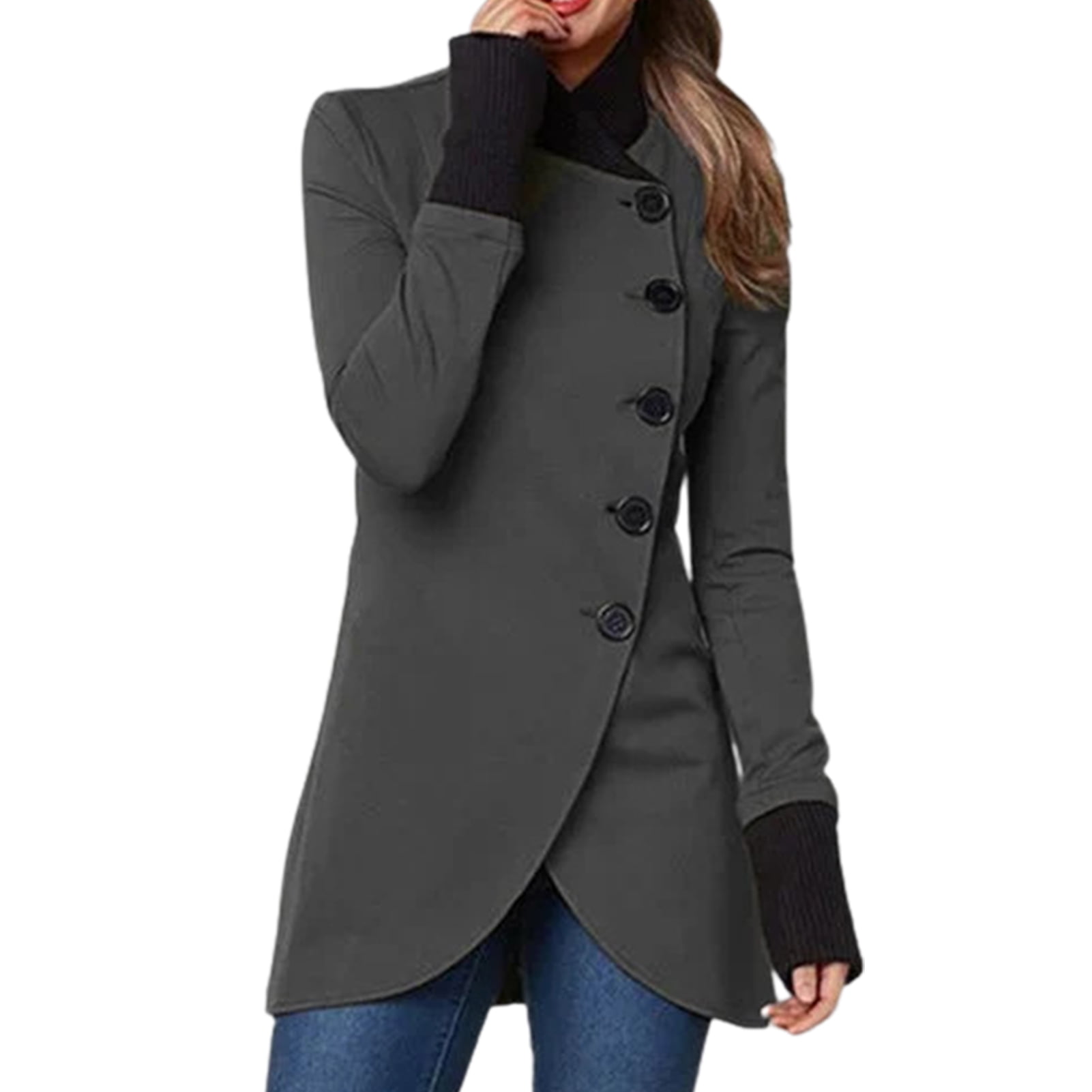 Fusipu-Stand-Collar-Solid-
