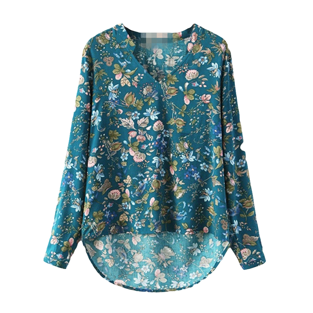 YUKI FUJISAWA】Floral Tops / BLUE 【公式通販】