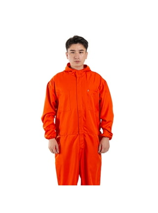 RED KAP, S ( 36 1/2 in x 38 in ), Orange, Coverall - 4FPJ1