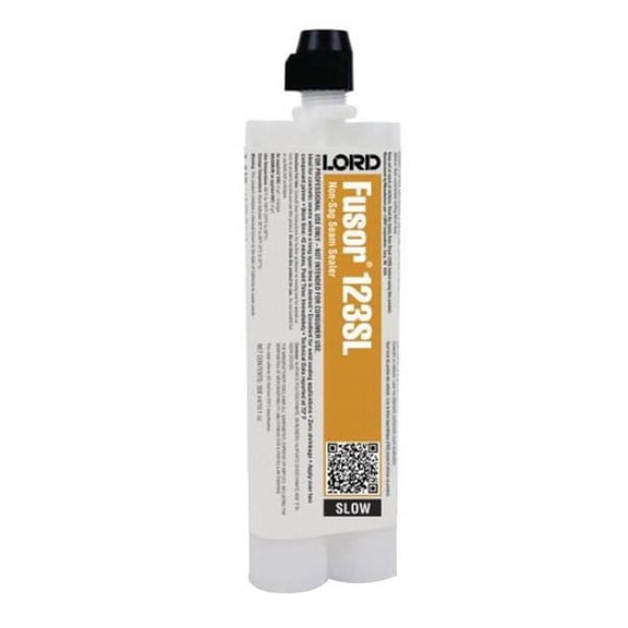 Fusor 123SL 2-Part Slow Non-Sag Seam Sealer, 10.1 oz Cartridge, White, Paste