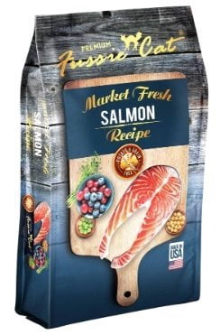 Fussie Cat Market Fresh Salmon Meal Formula Grain-Free Dry Cat Food 4lb