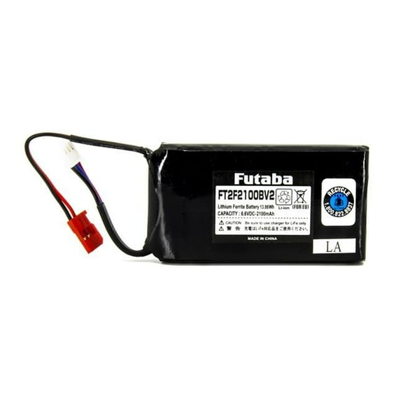 Futaba 2100mAh LiFe Transmitter Battery 6.6V - 2-Cell