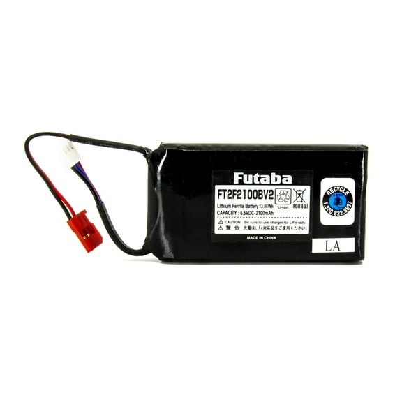 Futaba 2100Mah Life Transmitter Battery 6.6V 2-Cell
