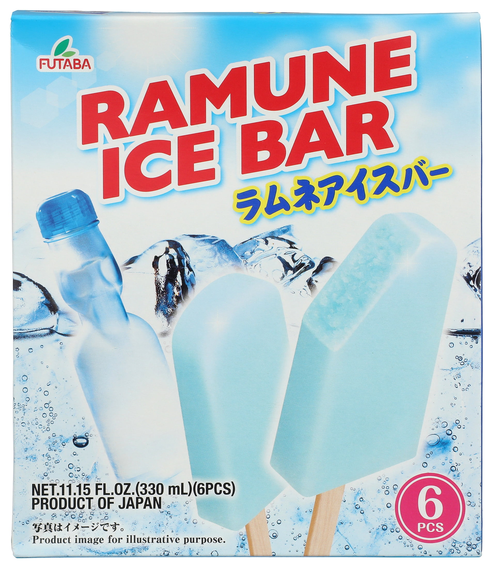 Futaba Ramune Ice Bars, 11.15 fl oz, 6 Ct