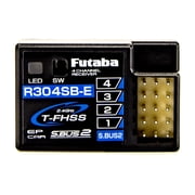 Futaba 01102180-3 R304sbe 4-Channel 2.4ghz Fhss Telemetry Receiver