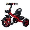 thumbnail image 1 of Futata Non-Slip Handlebar Unisex Kids Tricycle, Red, 1 of 7