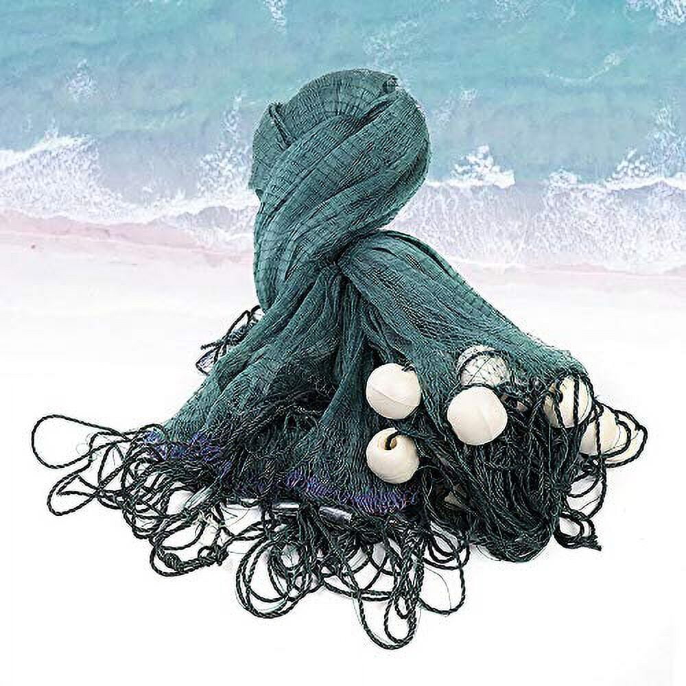 Futchoy 6.5x33ft Fishing Net Pull Net Pull Net Farm, Beach Trawl 