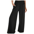 thumbnail image 1 of Futezty All Around Elastic Waist Polyester Short Petite Pants, 1 of 5