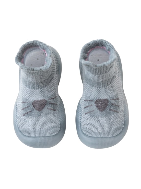 Baby Shoes Boys Girls First Walking Shoes Non Slip Soft Sole Sneakers Toddler Babygirl Sock Shoes Cartoon Animal Baby Socks Shoes Children Baby Socks Cartoon Baby Toddler Shoes Floor Socks