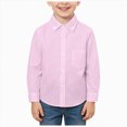 thumbnail image 1 of Futezty Boys Button Down Shirt Toddler Long Sleeve Lapel Collar Dress Shirt Formal School Uniform Blouses with Pocket 2T-14T, 1 of 5