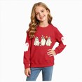 thumbnail image 1 of Futezty Boys Girls Halloween Shirts Kids Ghost Graphic Tees Raglan Long Sleeve T-Shirt 2T-7T, 1 of 7