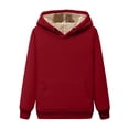 thumbnail image 1 of Futezty Boys Girls Winter Kid Fleece Pullover Hooded Sweatshirt,,Size 8, 1 of 4