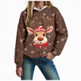 thumbnail image 1 of Futezty Christmas Hoodies for Women Fashion Graphic Sweatshirts Casual Long Sleeve Hooded Girls Teen, 1 of 7