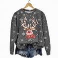 thumbnail image 1 of Futezty Christmas Print Sweatshirt Sweatshirts for Women Merry Gifts, 1 of 4
