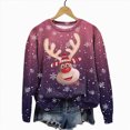 thumbnail image 1 of Futezty Christmas Sweatshirts for Women Novelty Funny Santa Xmas Tree Graphic Pullover Tops Loose Casual Fleece Shirts, 1 of 4