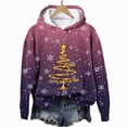 thumbnail image 1 of Futezty Christmas Sweatshirts for Women Novelty Funny Santa Xmas Tree Graphic Pullover Tops Loose Casual Fleece Shirts, 1 of 4