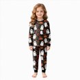 thumbnail image 1 of Futezty Girls Boys Halloween Pajamas Set Sleepwear Pumpkin Graphic Pjs Toddler Long Sleeve Jammies Kids Loungewear 2T-9T, 1 of 7