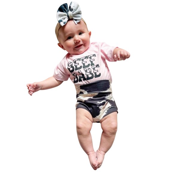 Futezty Girls Summer Outfits, 4th of July Baby Girl Outfits Girls Baby Vertical Pattern Shorts Vest Belt Outer Wear Spring And Summer Casual Three Piece Suit
