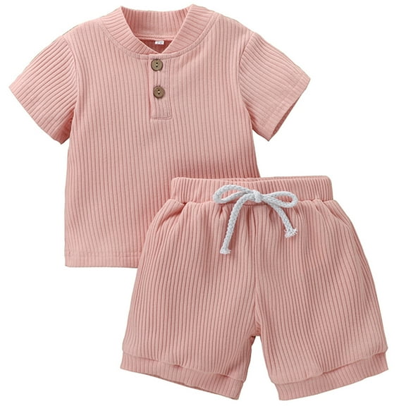 Futezty Girls Summer Outfits, 4th of July Baby Girl Outfits Toddler Girls Summer Short Sleeve Pumpkins Letter Prints Tops Pants 2PCS Outfits Clothes Set For Children Clothes