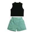 thumbnail image 1 of Futezty Girls Summer Outfits, 4th of July Baby Girl Outfits Toddler Boys Short Sleeve Patchwork Hooded T Shirt Tops Shorts Outfits, 1 of 9