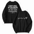 thumbnail image 1 of Futezty Grandma Sweatshirt Women I Don't Spoil My Grandkids Long Sleeve Graphic Shirts Funny Mimi Pullover Top, 1 of 5