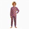 thumbnail image 1 of Futezty Halloween Kids Pajama for Girls Boys Cozy Pumpkin Themed Sleepwear O-Neck Long Sleeve T-Shirts Pants Homewear 2T-9T, 1 of 7