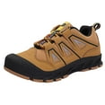 thumbnail image 1 of Futezty Hiking Shoes Little Kids Boy Girl Toddlers Stylish Sneakers Slip-On Lightweight Casual Skin Friendly Running Shoes(Brown,3.5 Big Kids), 1 of 5