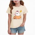 thumbnail image 1 of Futezty Kids Girls Boys T Shirts Short Sleeve Halloween Pumpkin Tops Shirt Casual Tee for Base Layer Fall Tops Tees 12M-14T, 1 of 5
