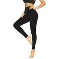 thumbnail image 1 of Futezty Leggings with Pockets for Women, High Waisted Leggings Buttery Soft Non See Through Workout Yoga PantsBlack,L, 1 of 4