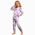 thumbnail image 1 of Futezty Little Girls Boys Halloween Pumpkin Graphic Long Sleeve Pajamas Sets Toddler Pjs Kids Fall Winter Sleepwears 2T-9T, 1 of 7
