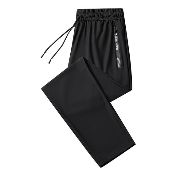 Futezty Men And Big Straight Leg Pants Nylon Loose Plus Size Sports Trouser