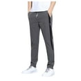 thumbnail image 1 of Futezty Men Big and Tall Trouser Summer Fall Long Pants Breathable Comfy Elastic Pockets Trouser, 1 of 4