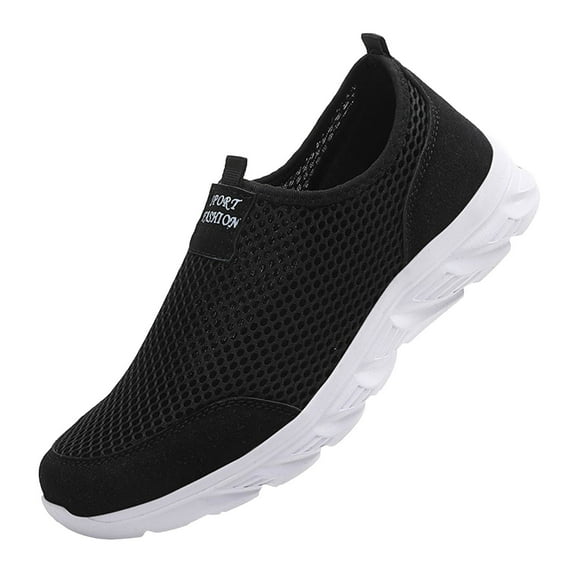 Futezty Men Casual Shoes Hands Free Slip On Fashion Sneakers Lightweight Breathable Walking Shoes