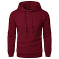 thumbnail image 1 of Futezty Men Hooded Sweatshirts Long Sleeve Casual Pullover Hoodie Waffle Knit Sweatshirt with Pocket, 1 of 4