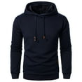 thumbnail image 1 of Futezty Men Hooded Sweatshirts Long Sleeve Casual Pullover Hoodie Waffle Knit Sweatshirt with Pocket, 1 of 4