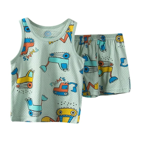 Futezty Toddler Boys Clothes Summer Outfit Sets, 2Pcs Toddler Boys Outfits 6M 1T 2T 3T Baby Boys Summer Clothes Short Sleeve Crew Neck Letters Print T-shirt with Elastic Waist Shorts