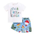 thumbnail image 1 of Futezty Toddler Boys Clothes Summer Outfit Sets, Summer Children's Sports Quick Drying Clothes Boys Football Short Sleeved Basketball Shorts Basketball Training Sportswear Suit, 1 of 9